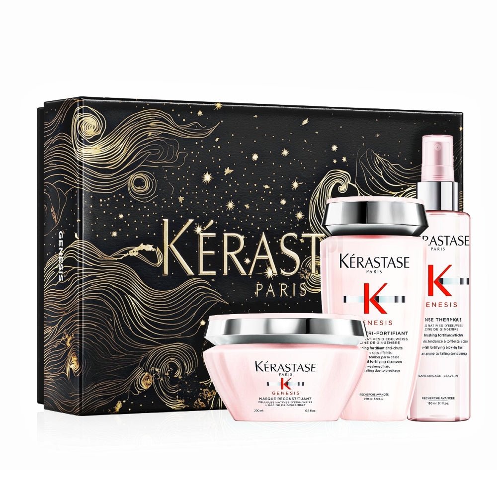 Kerastase Genesis Natale 2024 Bain Nutri - Fortifiant, Masque Reconstituant e Défense Thermique - Caduta Capelli