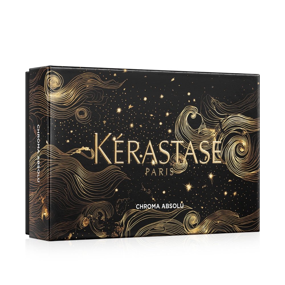 Kerastase Chroma Absolu Cofanetto Natale 2024 Bain Riche, Masque Chromafiller e Sérum Chroma Thermique - Capelli