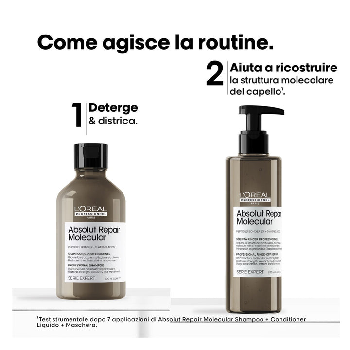 L'Oréal Professionnel Absolut Repair Molecular Duo Cofanetto di Natale capelli danneggiati - Capelli