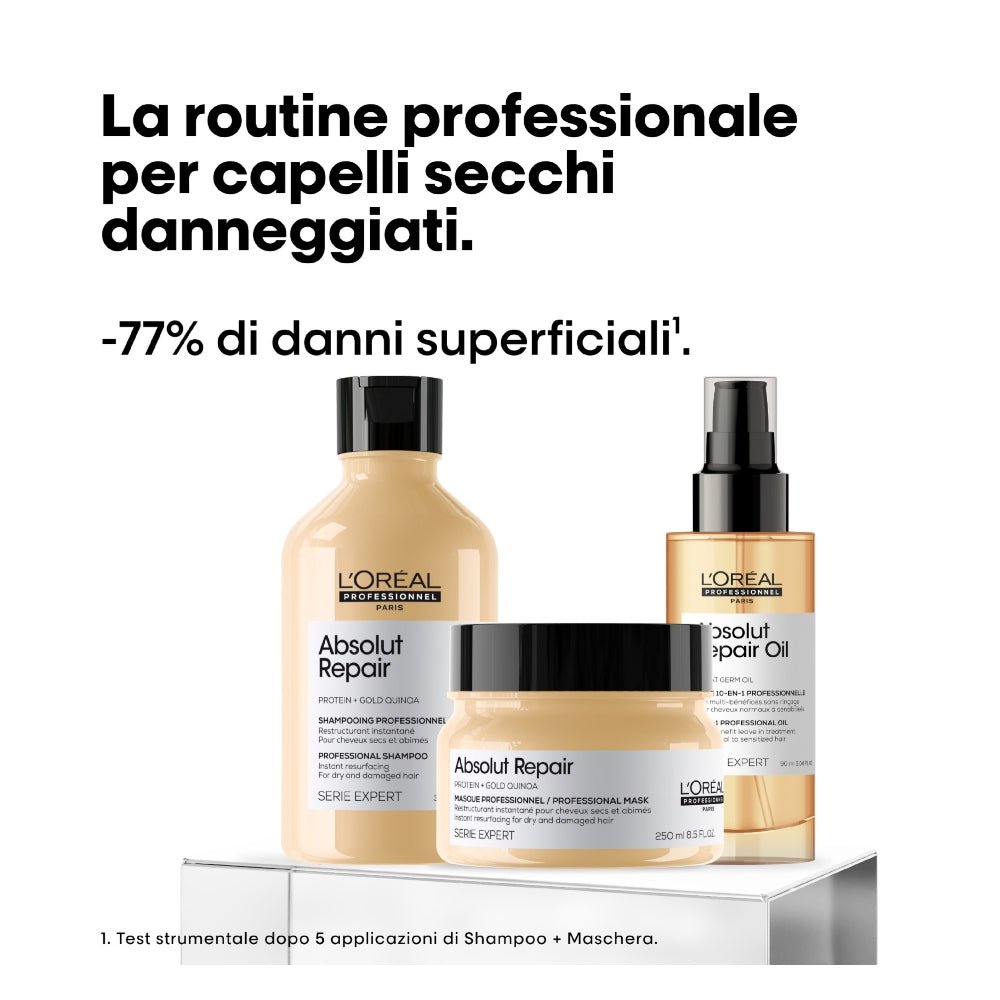 L'Oréal Professionnel Absolut Repair Trio Cofanetto di Natale capelli secchi danneggiati - Capelli