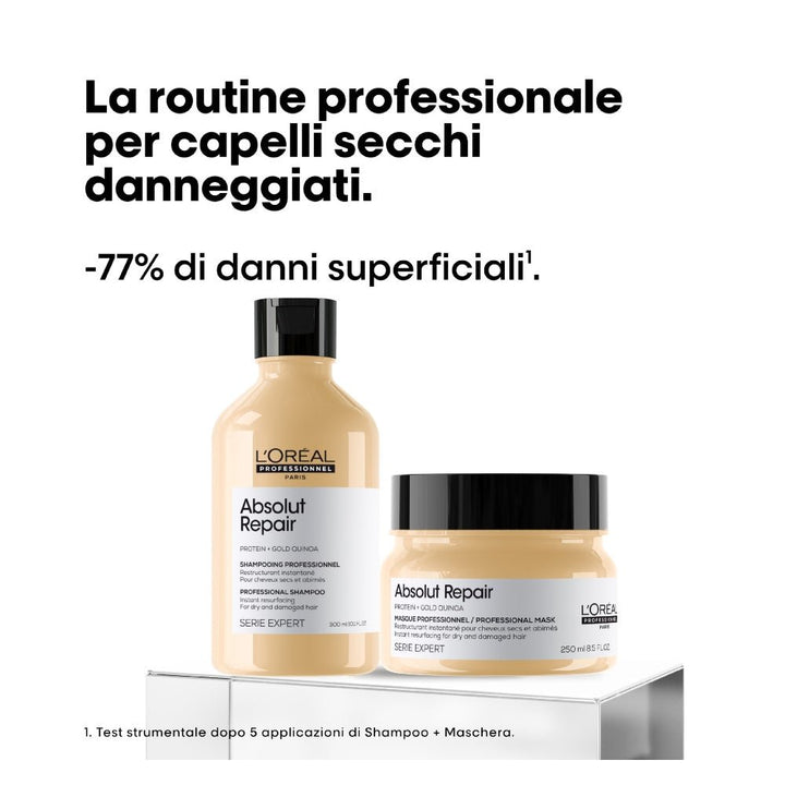 L'Oréal Professionnel Absolut Repair Duo Cofanetto di Natale capelli secchi danneggiati - Capelli