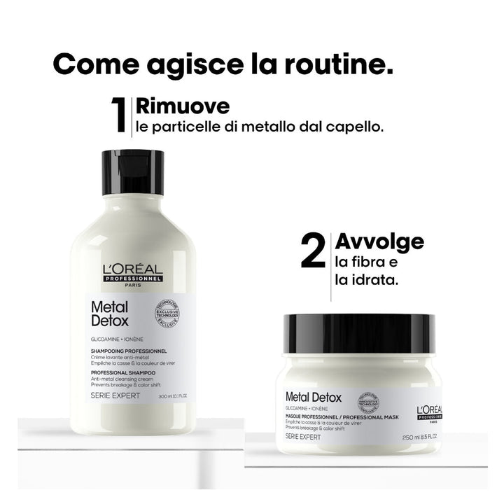 L'Oréal Professionnel Metal Detox Duo Cofanetto di Natale tutti i tipi di capelli - Capelli