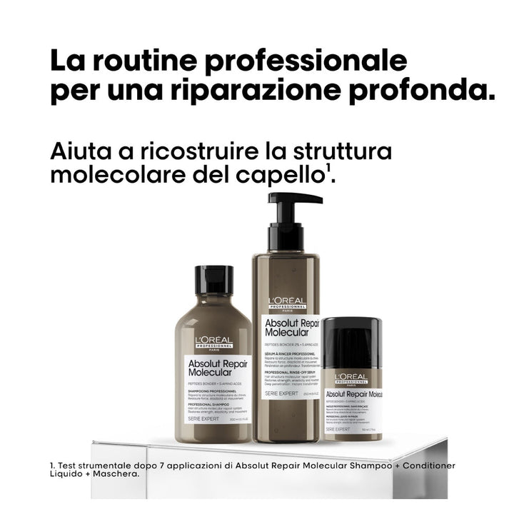 L'Oréal Professionnel Absolut Repair Molecular Trio Cofanetto di Natale capelli danneggiati - Capelli