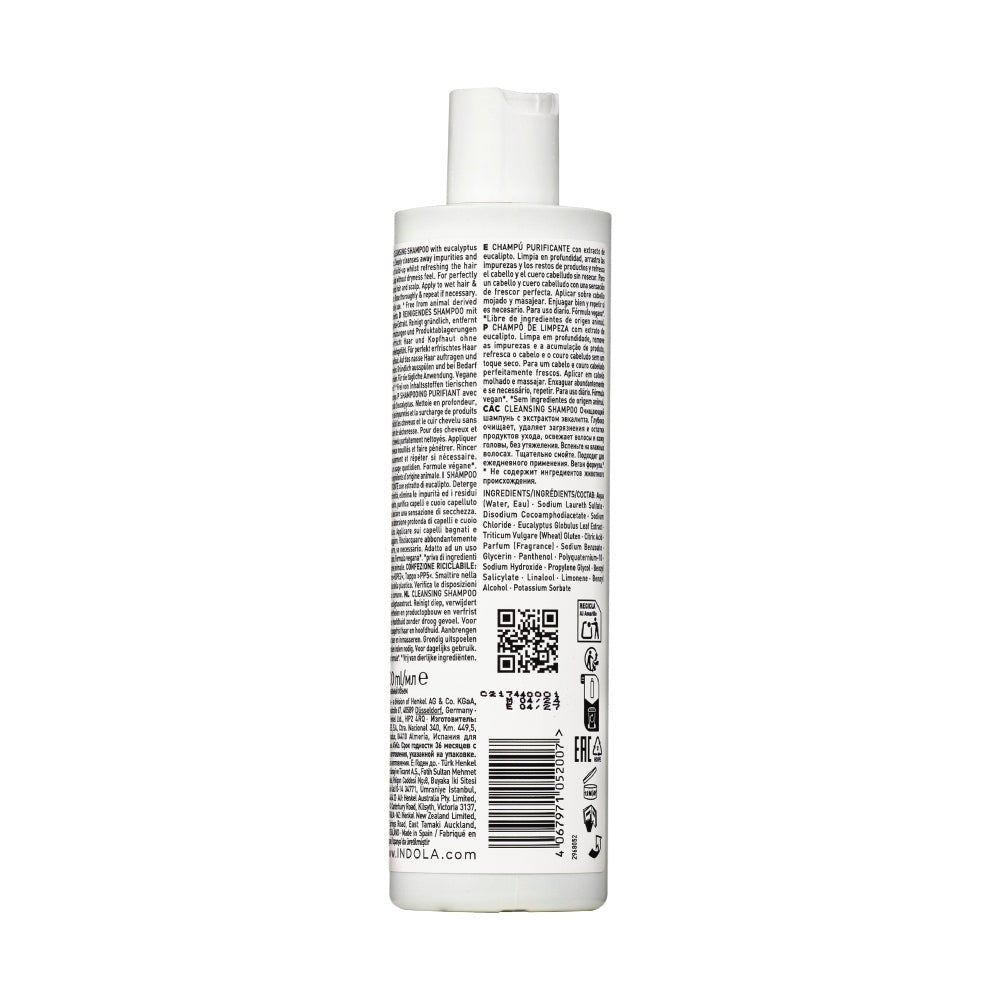 Indola Cleansing Shampoo purificante ingredienti