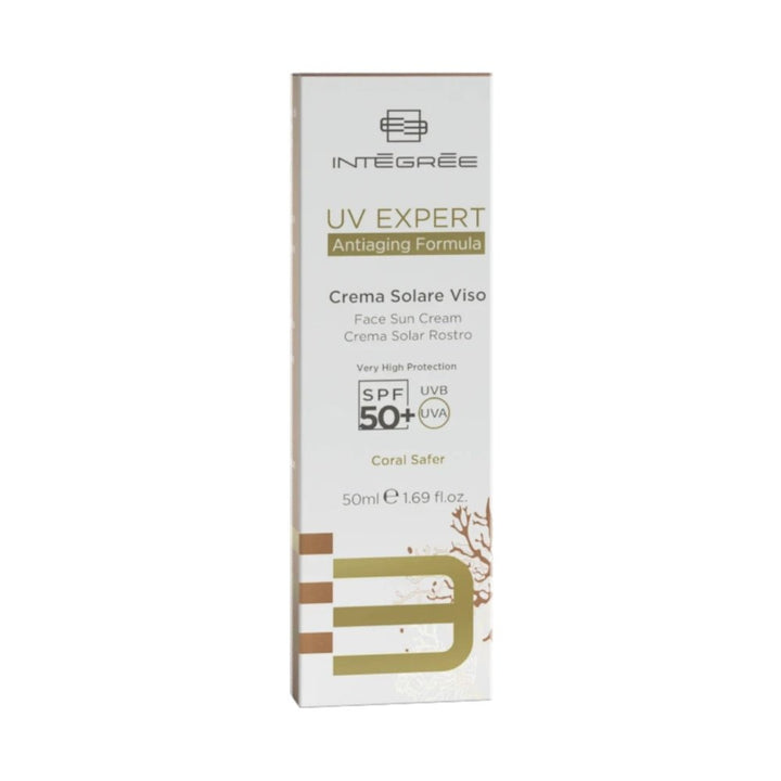 Integree Crema Solare Viso SPF50+ 50ml - Planethair 