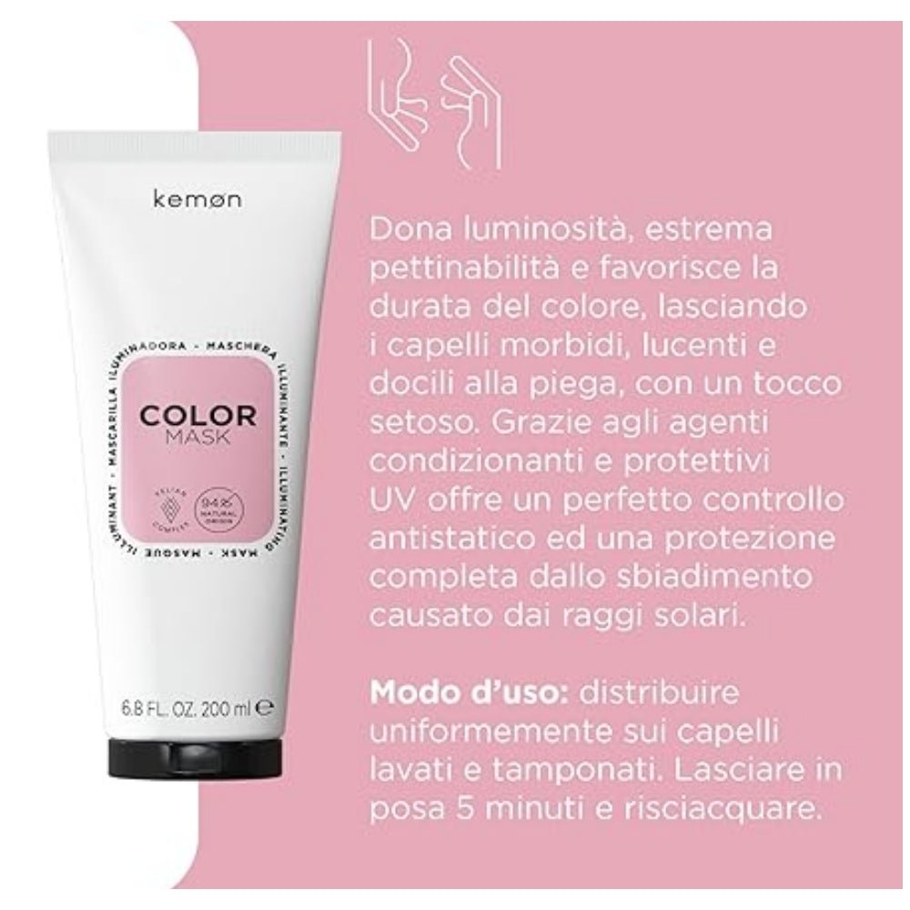 Kemon Color Mask capelli colorati 200ml - Bio e Naturali