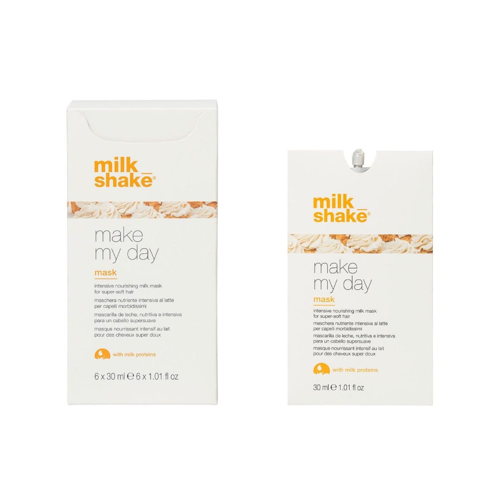 Make My Day Mask Nutriente al Latte 6X30ml Milk Shake - Capelli