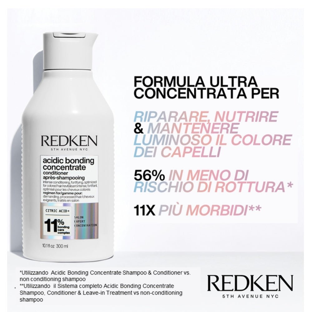 Redken Cofanetto Natalizio Acidic Bonding Concentrate Shampoo Conditioner e Leave - in - Capelli