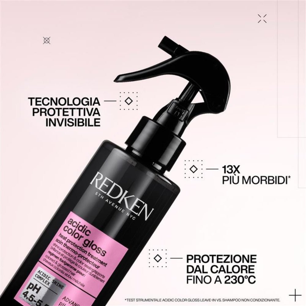 Redken Cofanetto Natalizio Acidic Color Gloss Shampoo, Conditioner e Termoprotettore - Planethair 