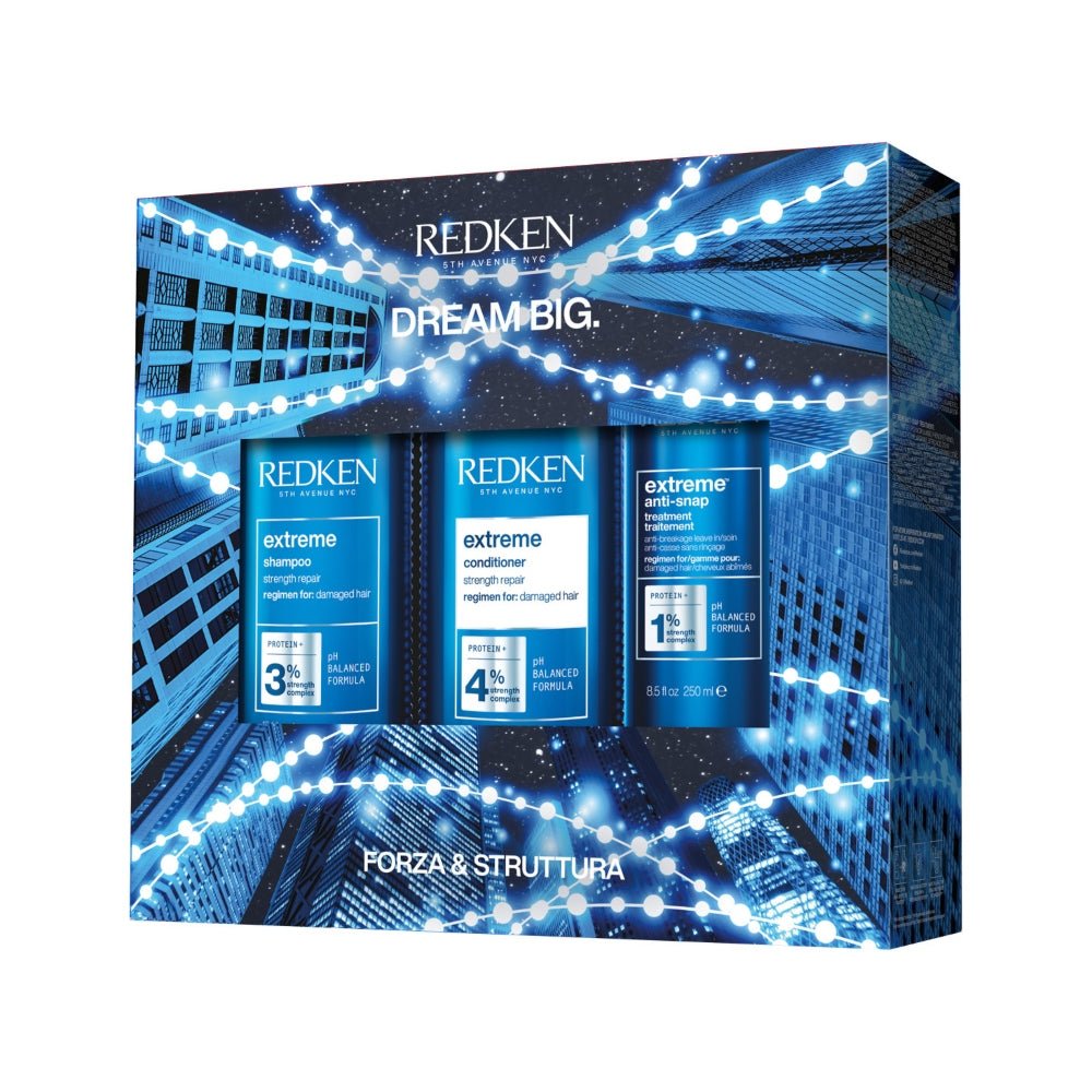 Redken Cofanetto Natalizio Extreme Shampoo Conditioner e Anti - Snap - Capelli