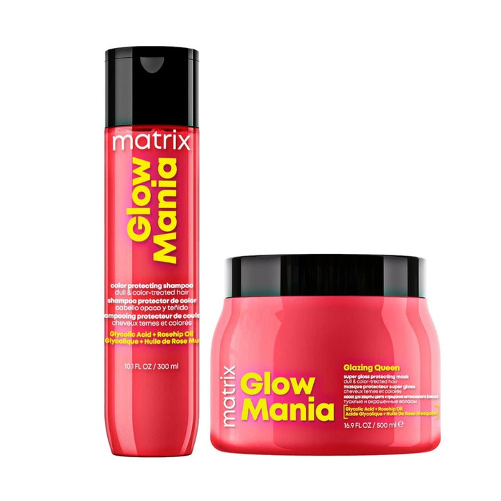 Glow Mania Kit Shampoo e Mask Matrix capelli colorati - Planethair 