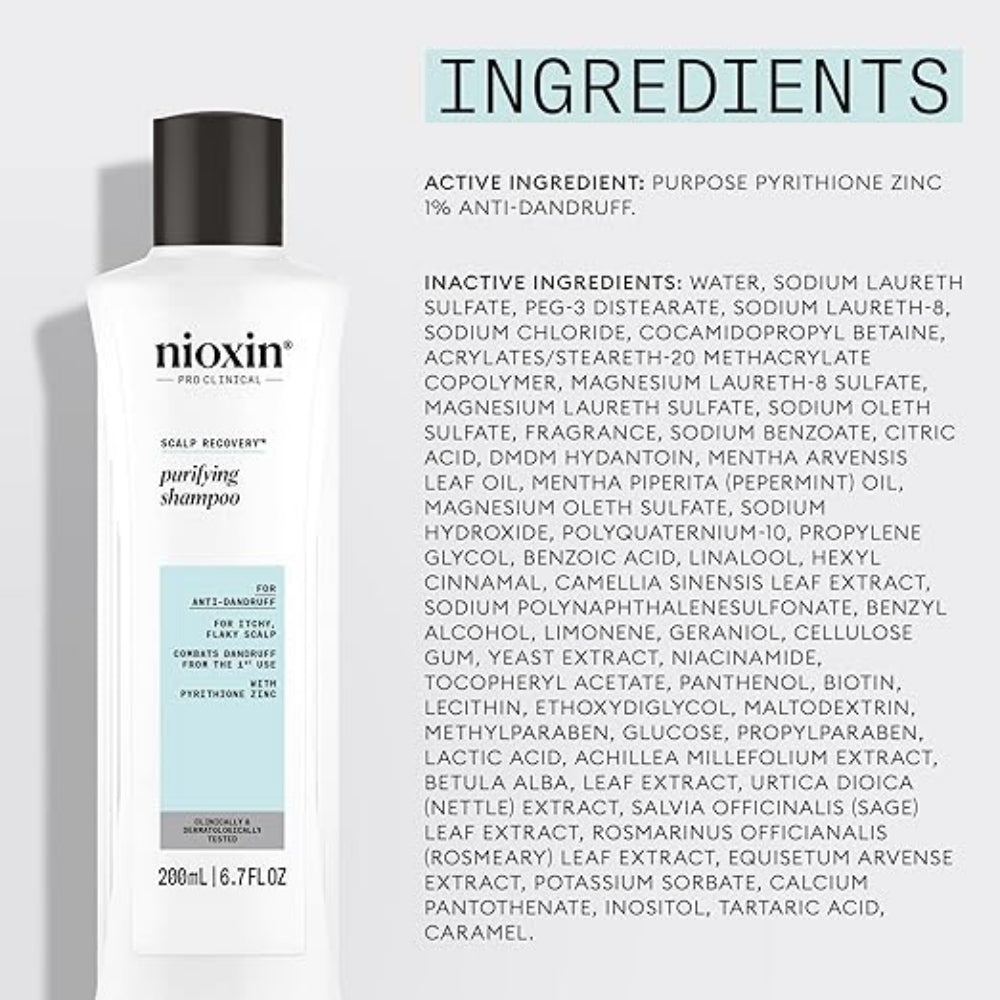 Nioxin Scalp Recovery Shampoo ingredienti