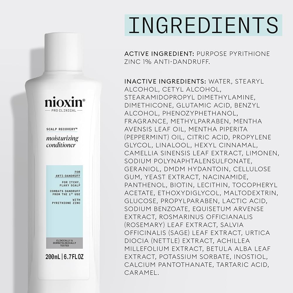 Nioxin Scalp Recovery Conditioner ingredienti