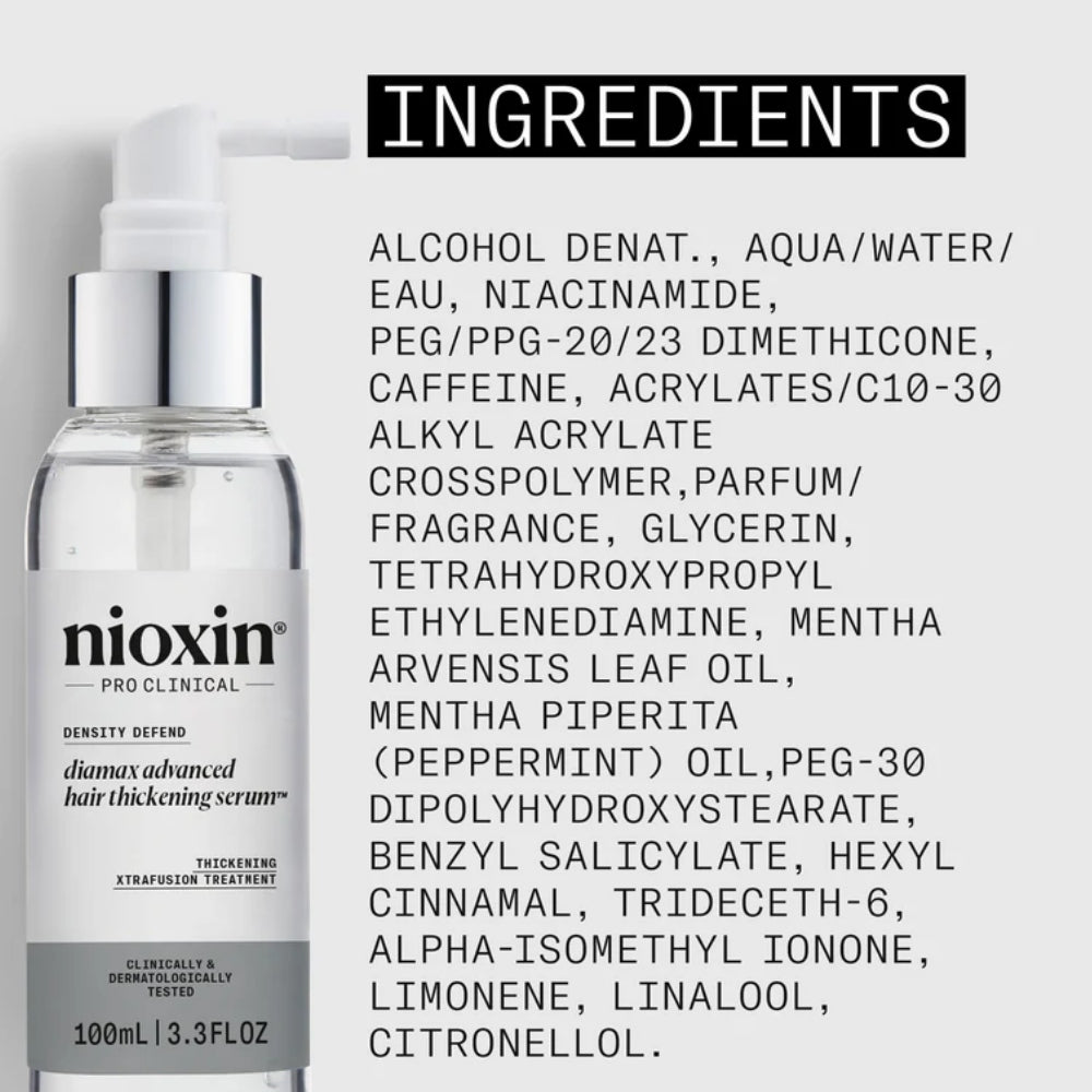 Nioxin Diaboost siero volumizzante ingredienti