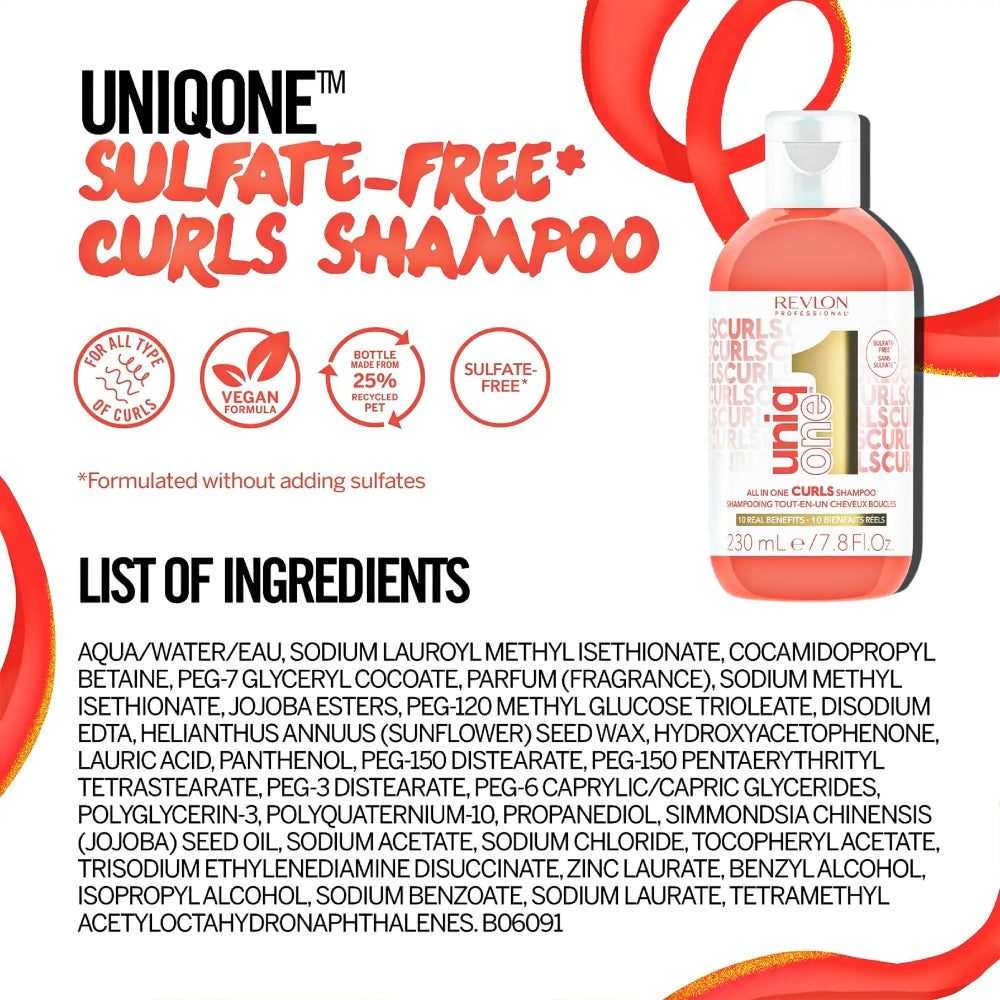 Revlon Professional Uniq One Curls Shampoo ingredienti