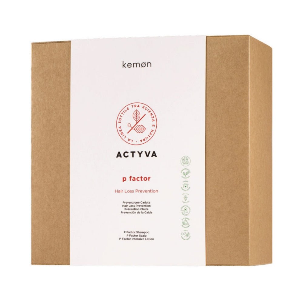 Kemon Actyva P Factor kit anticaduta capelli - Caduta Capelli - Bio e Naturali