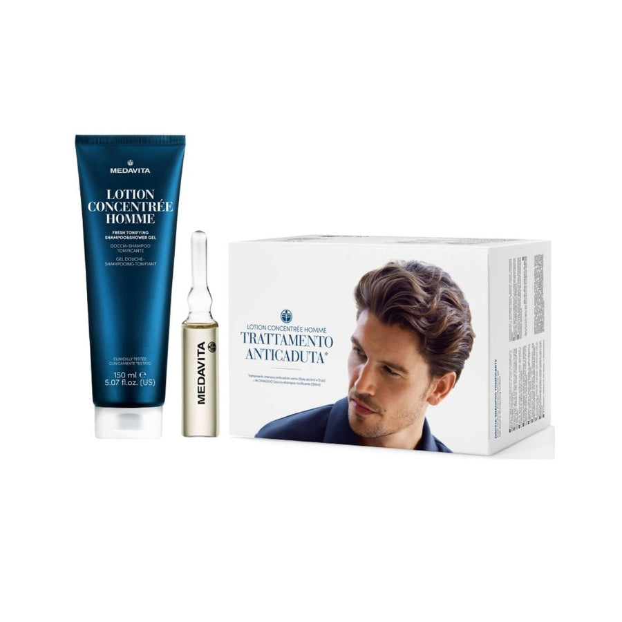 Medavita Lotion Concentree Homme Kit Anticaduta - Planethair 