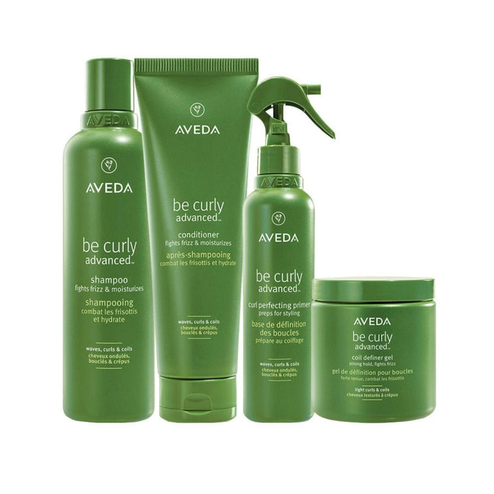 Aveda Be Curly Kit Shampoo Balsamo Primer e Gel - Capelli