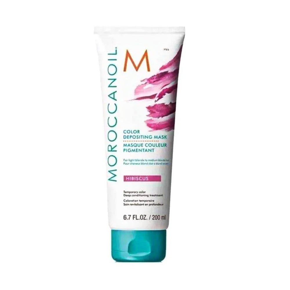 Moroccanoil Color Depositing Mask Hibiscus 200ml - Planethair 