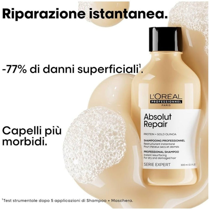 L'Oreal Professionnel Serie Expert Absolut Repair Shampoo capelli danneggiati - Capelli Danneggiati - 20 - 30% off