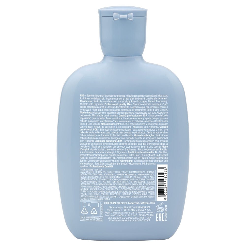 Thickening Low Shampoo Alfaparf Semi di Lino Density ispessente - Capelli Fini - Capelli