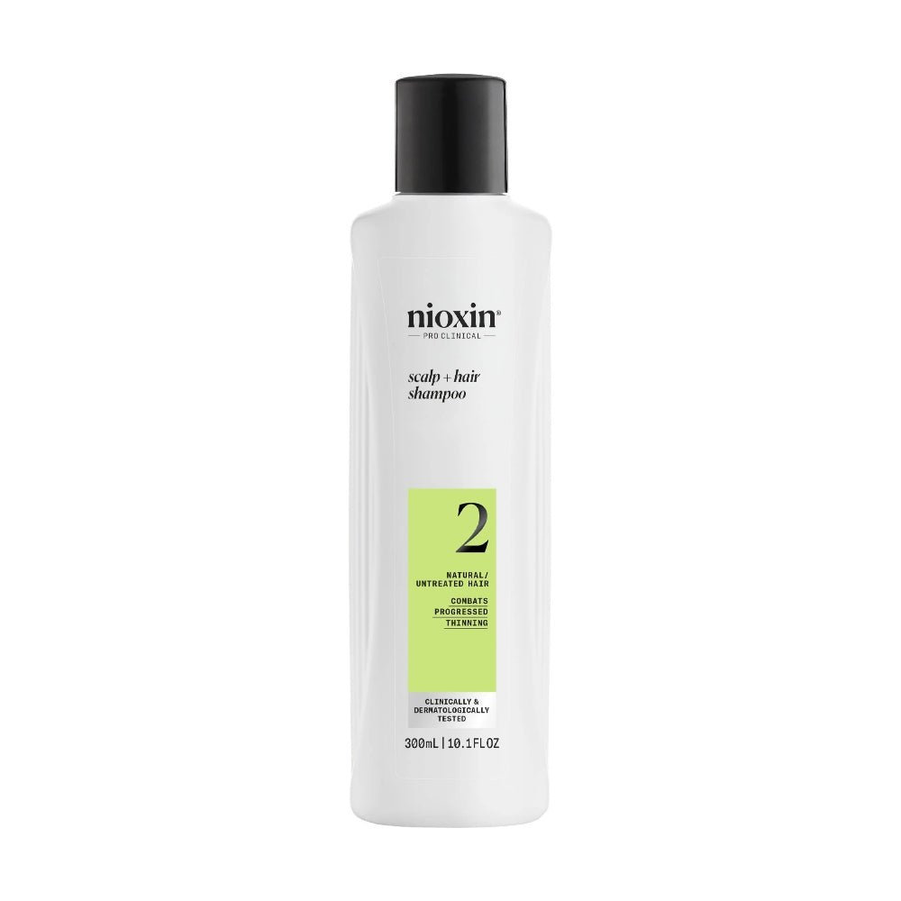 Nioxin System 2 Shampoo capelli naturali con assottigliamento avanzato - Capelli Misti/Grassi - Caduta Capelli