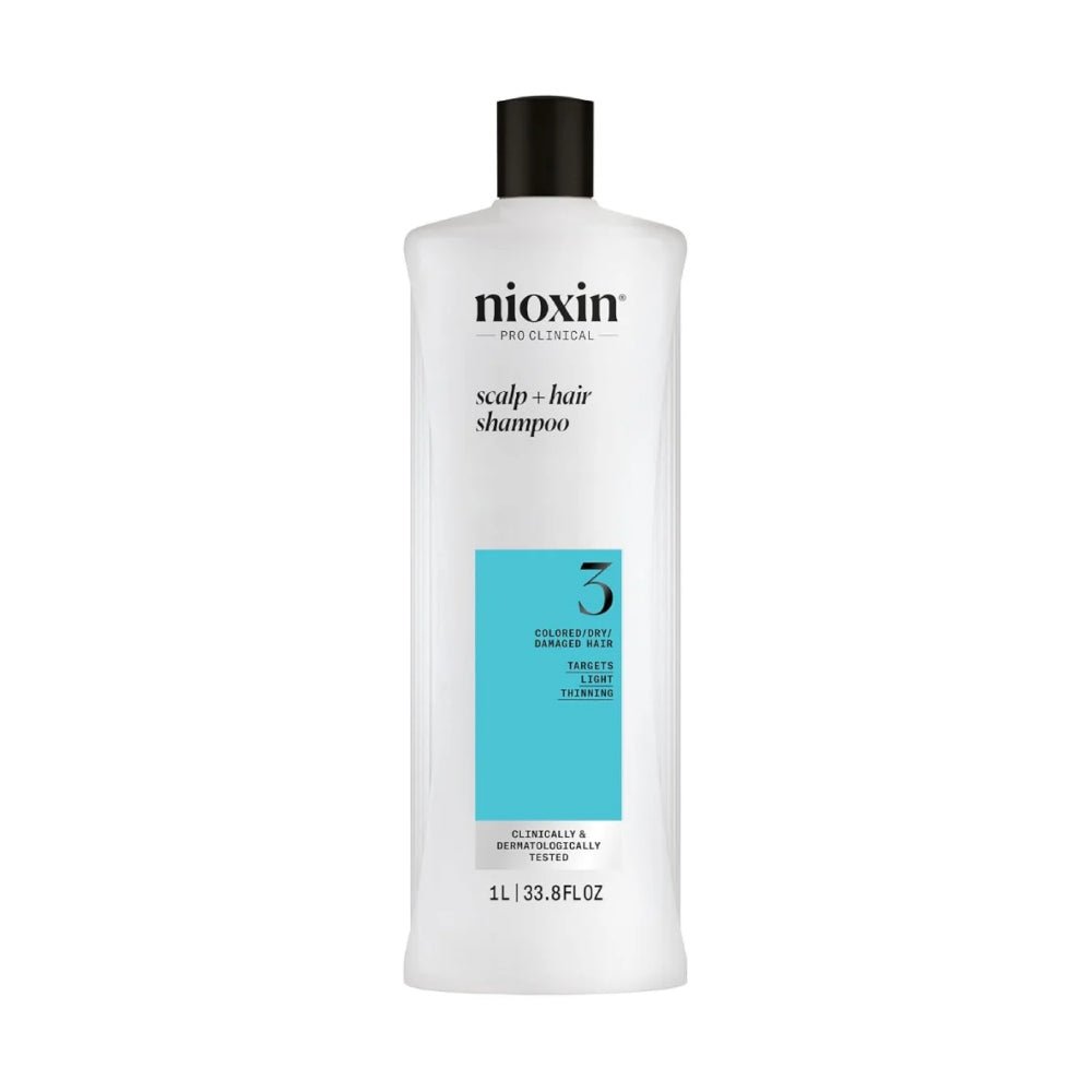 Nioxin System 3 Shampoo capelli colorati con assottigliamento lieve - Capelli Misti/Grassi - Caduta Capelli