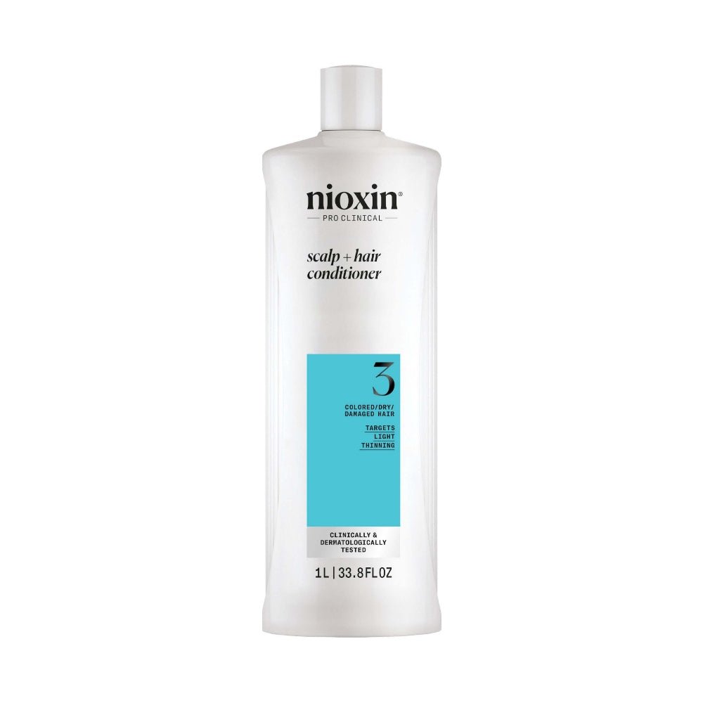 Nioxin System 3 Conditioner capelli colorati con assottigliamento lieve - Capelli Misti/Grassi - Caduta Capelli