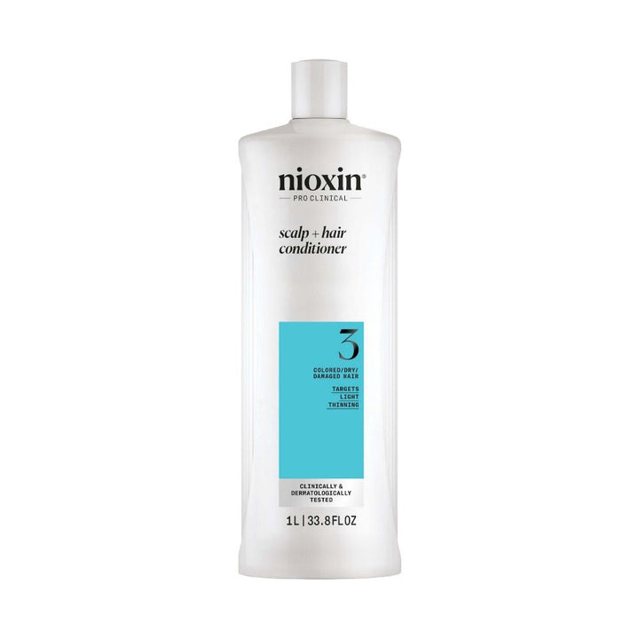 Nioxin System 3 Conditioner capelli colorati con assottigliamento lieve - Planethair 