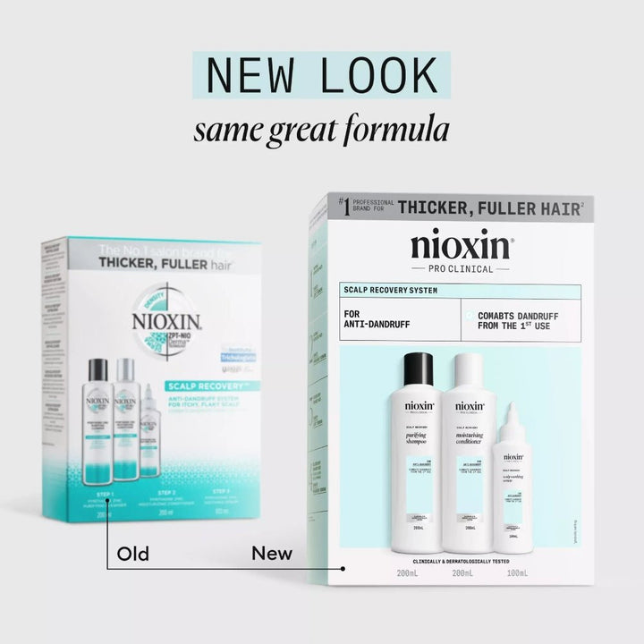 Nioxin Scalp Recovery Kit antiforfora - Capelli Misti/Grassi - Capelli