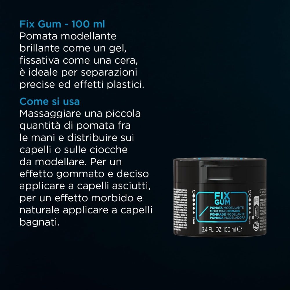 Kemon Fix Gum pomata modellante 100ml - Cere - Capelli