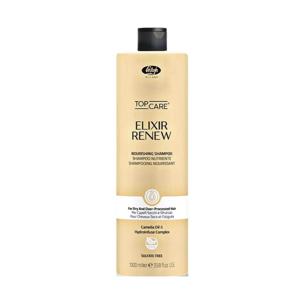 Elixir Renew Nourishing Shampoo Top Care Lisap capelli secchi - Dosatori Litri - Capelli