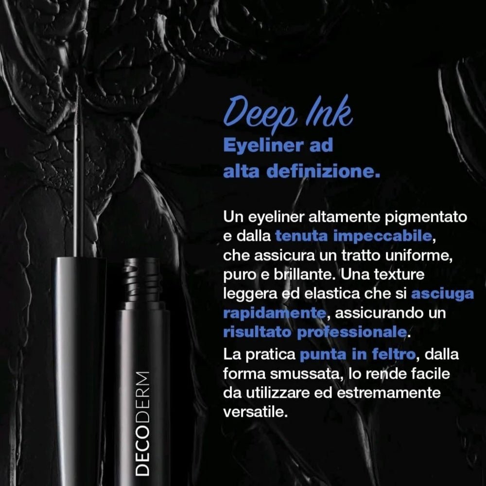 Decoderm Deep Ink Eyeliner ad alta definizione 4ml - Planethair 