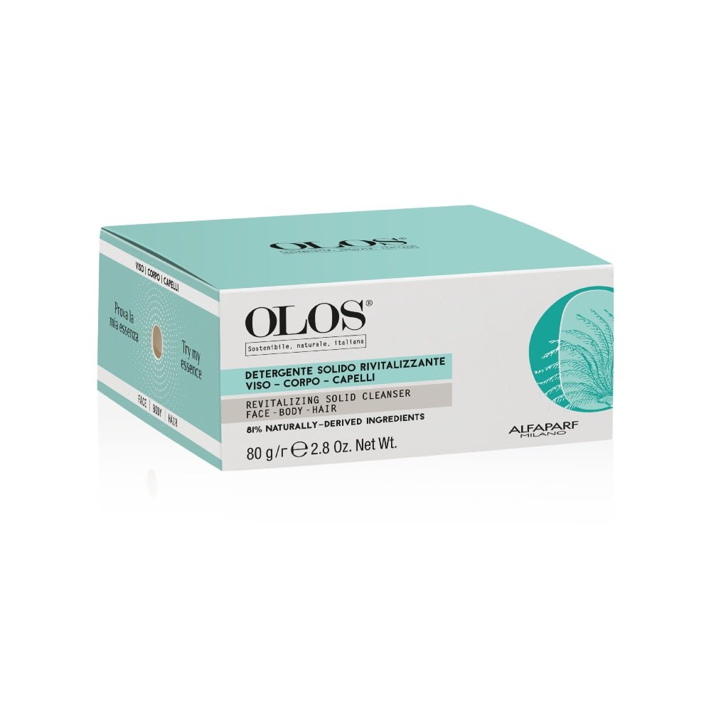 Olos Detergente Solido Rivitalizzante viso corpo capelli 80gr - Olio per Capelli - benvenuto