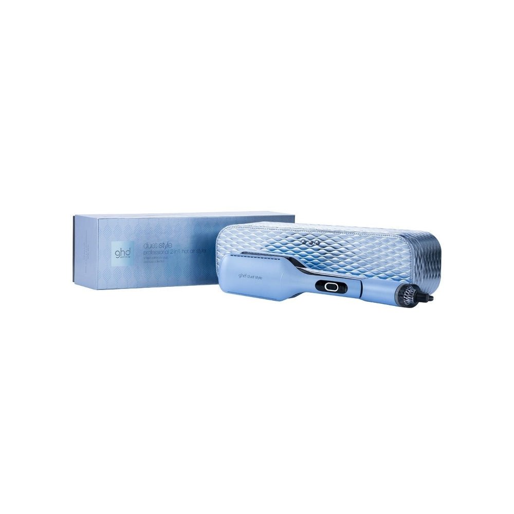 Ghd Duet Style Blu Ghiaccio Piastra Asciugacapelli 2 in 1 - Planethair 