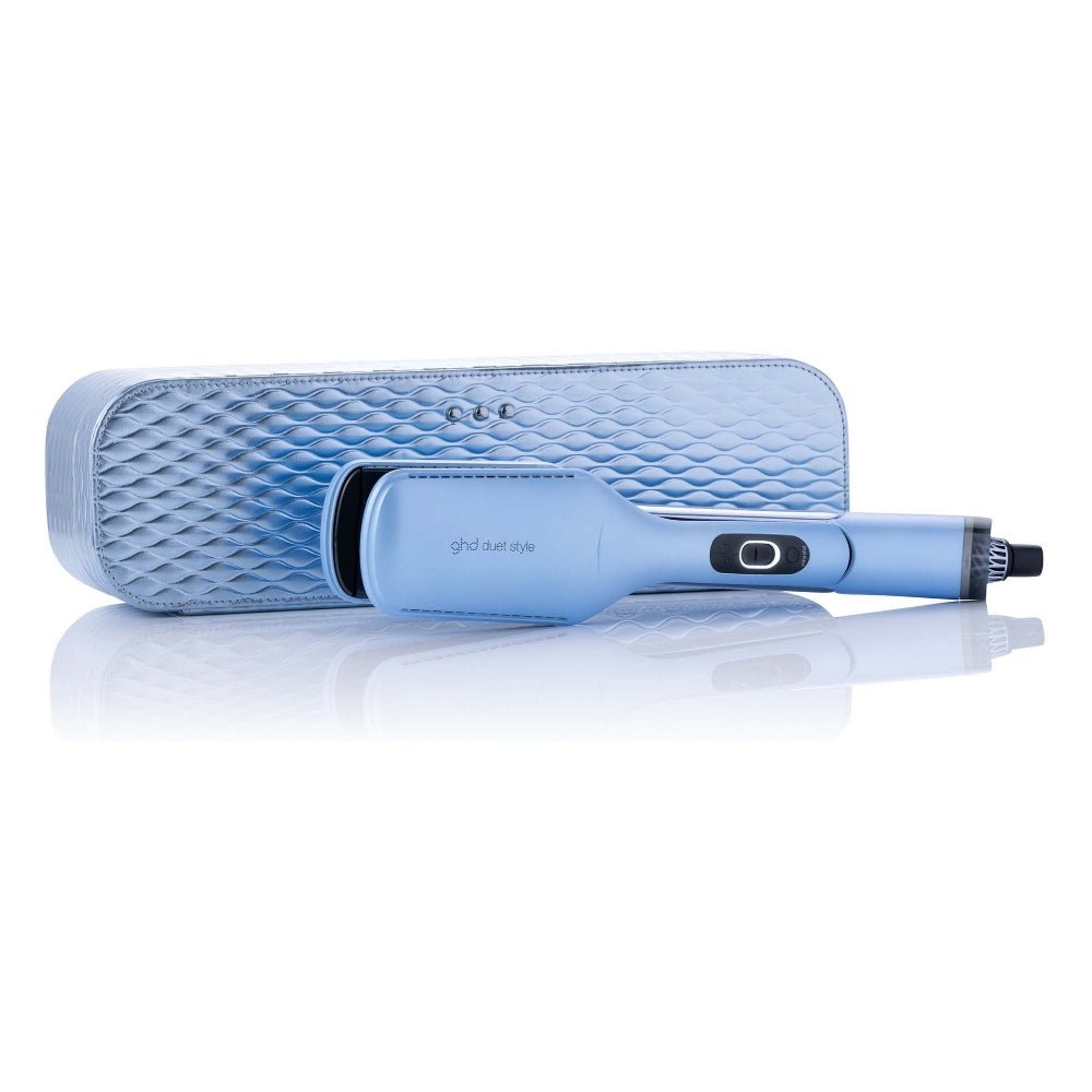 Ghd Duet Style Blu Ghiaccio Piastra Asciugacapelli 2 in 1 - Planethair 