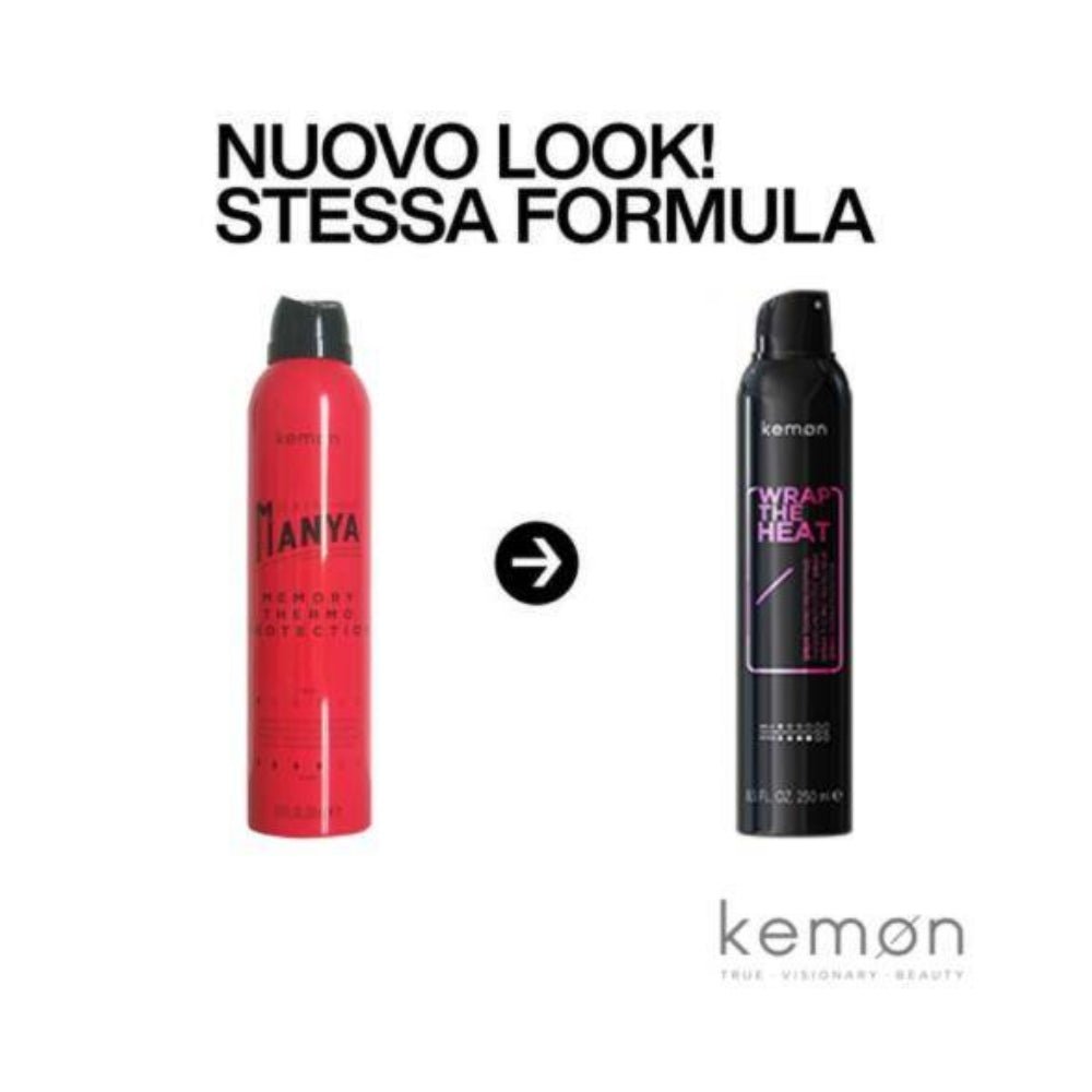 Kemon Wrap The Heat spray termo protettivo 250ml - Protettore Termico - Capelli