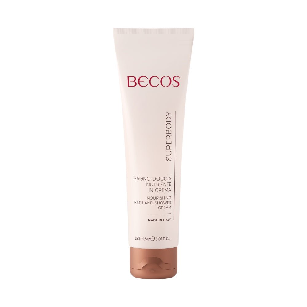 Becos Superbody Bagno Doccia Nutriente in Crema 150ml - Rassodante & Tonificante - Bagno doccia