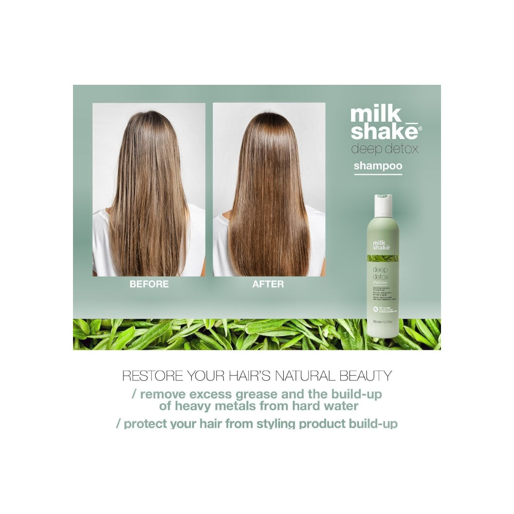 Milk Shake Deep Detox Shampoo before-after