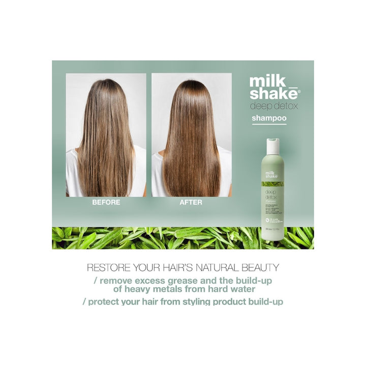 Milk Shake Deep Detox Shampoo before-after