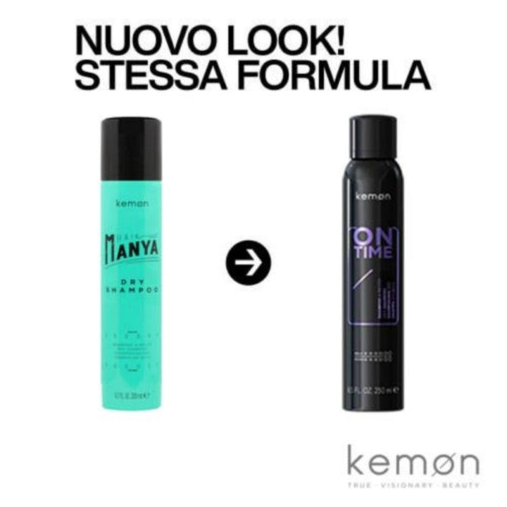 Kemon On Time shampoo secco 250ml - Spray - Capelli