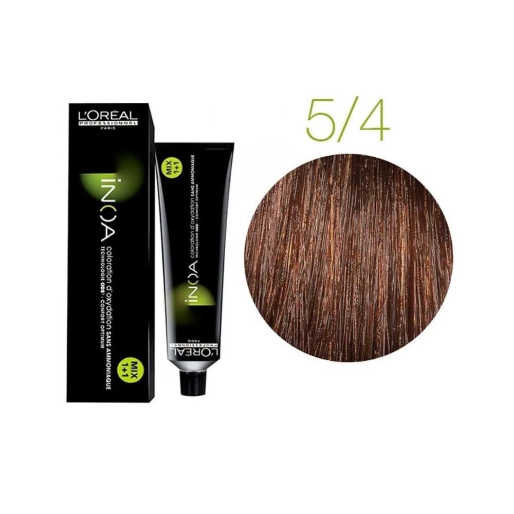 5,4 Inoa Castano Chiaro Rame 60 gr - Tinta Capelli - Capelli