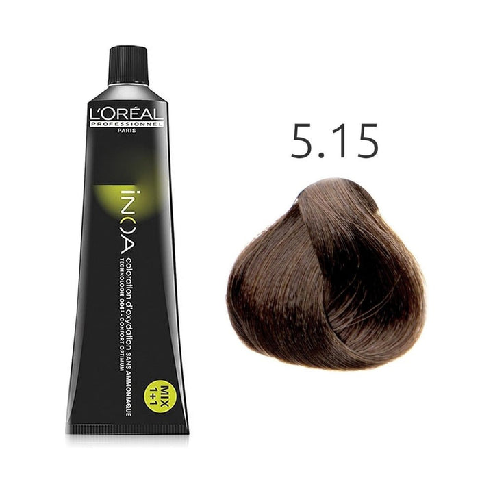 5,15 Inoa High Resist Castano Chiaro Cenere Mogano 60gr - Tinta Capelli - Capelli