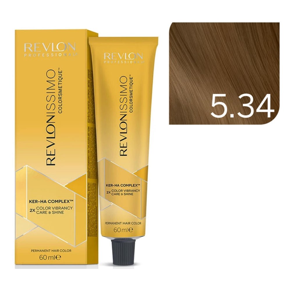 Revlonissimo 5.34 Castano Chiaro Dorato Rame 60ml - Tinta Capelli - Capelli