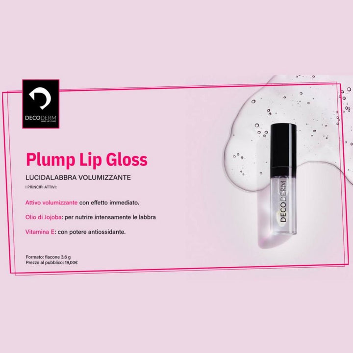 Decoderm Plump Lip Gloss lucidalabbra volumizzante 3,6gr - Planethair 