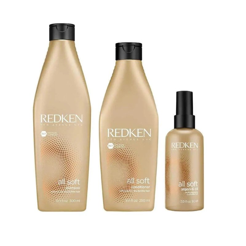 Redken All Soft Kit Argan Oil - Capelli Secchi - 30/40