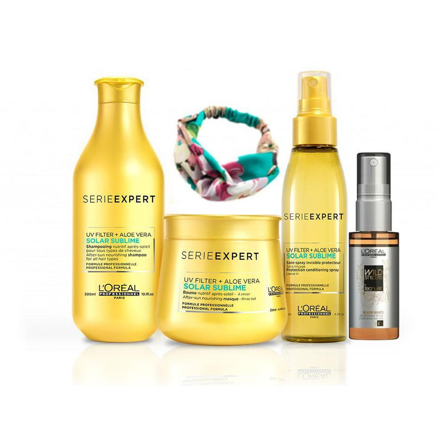 L'oreal Solar Sublime Tris Protezione Solare Fascia Capelli Beach Wave - Solari - archived